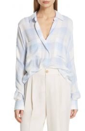 Vince Heathered Plaid Top   Nordstrom at Nordstrom